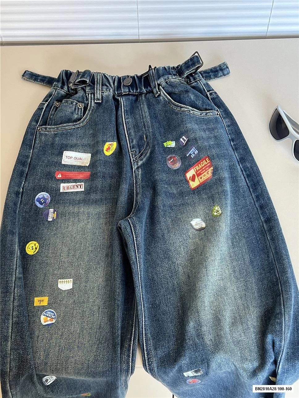 JEANS SUÔNG IN HÌNH SNIDOLS