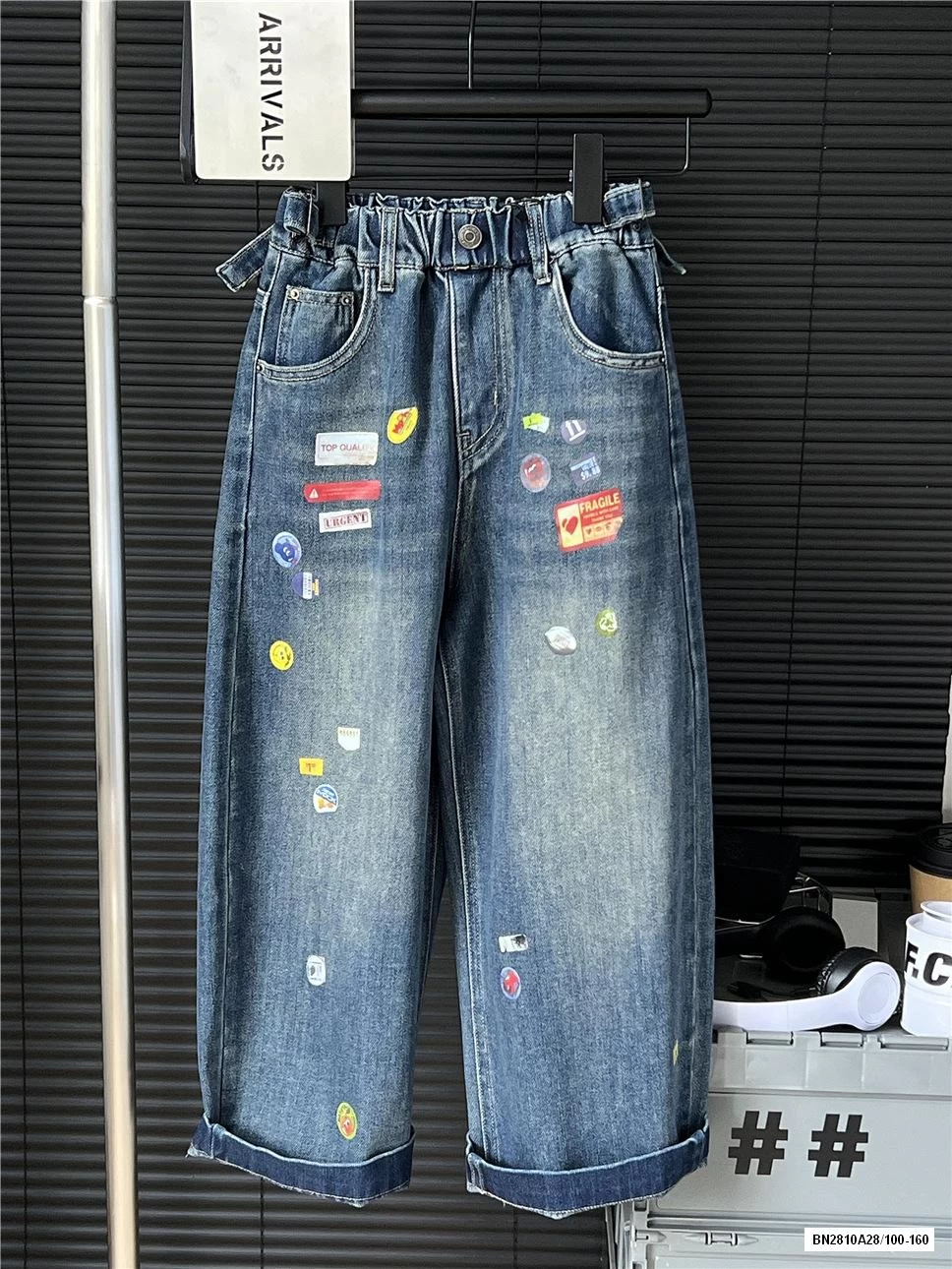 JEANS SUÔNG IN HÌNH SNIDOLS