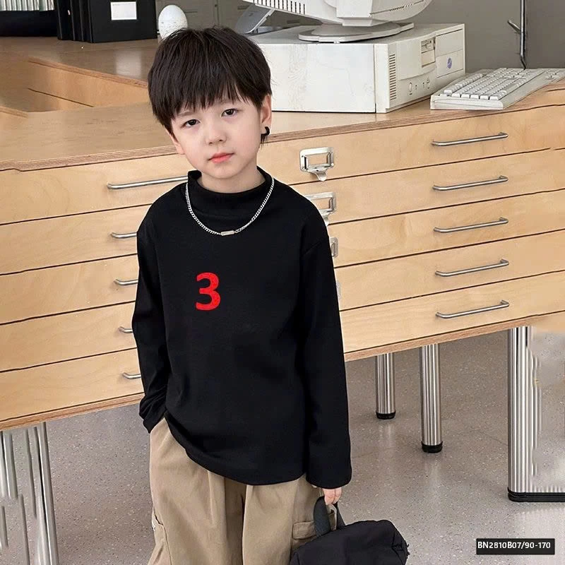 ÁO GIỮ NHIỆT TRƠN MÀU AMBB  24Y101