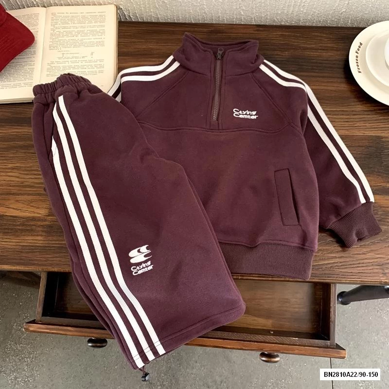 SÉT NỈ THỂ THAO PHỐI SỌC