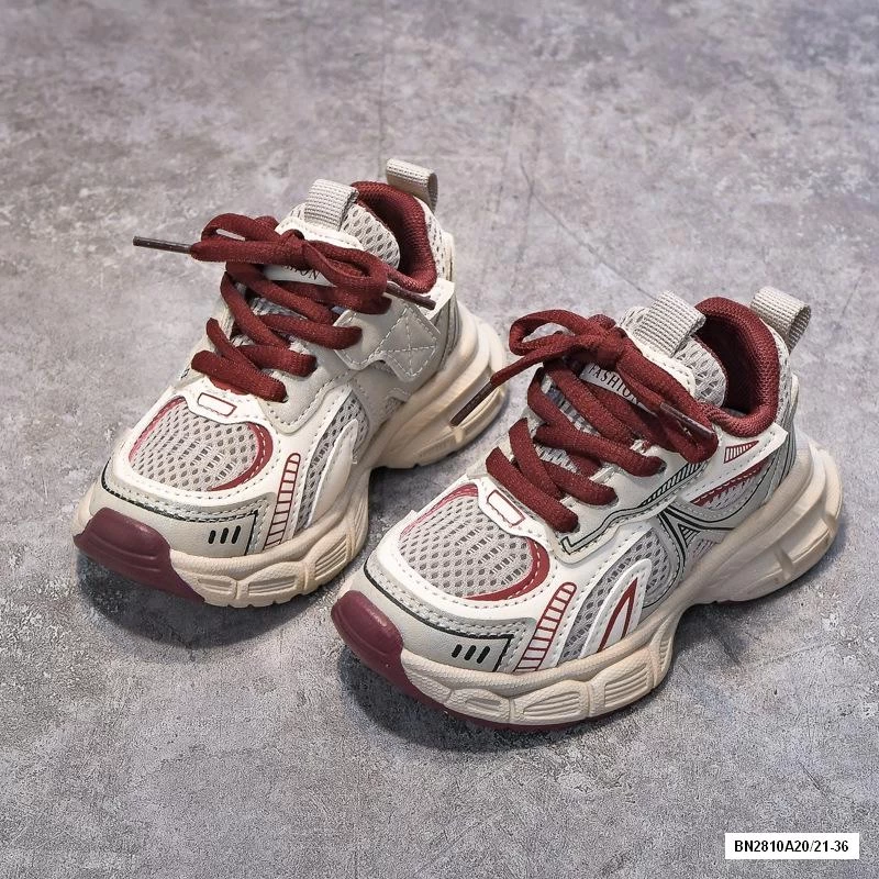 GIÀY SNEAKER PHỐI MÀU DÂY CÁ TÍNH