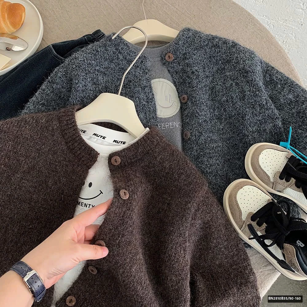 ÁO KHOÁC LEN LÔNG TRƠN MÀU