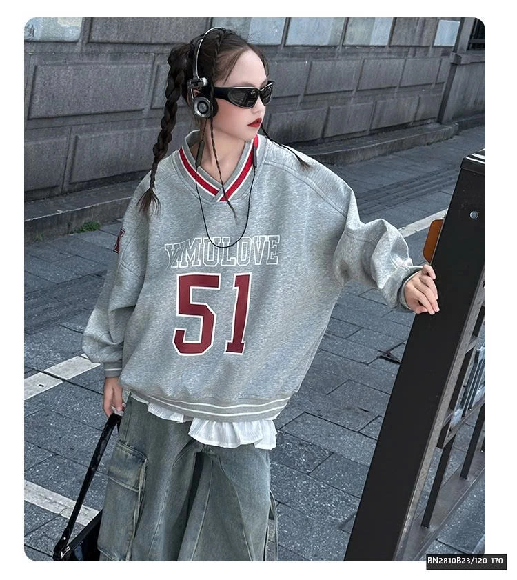 ÁO NỈ SỐ 51 DÁNG RỘNG