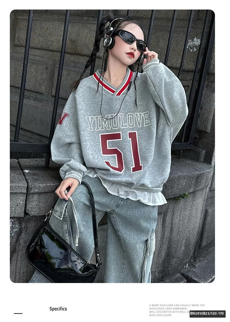 ÁO NỈ SỐ 51 DÁNG RỘNG