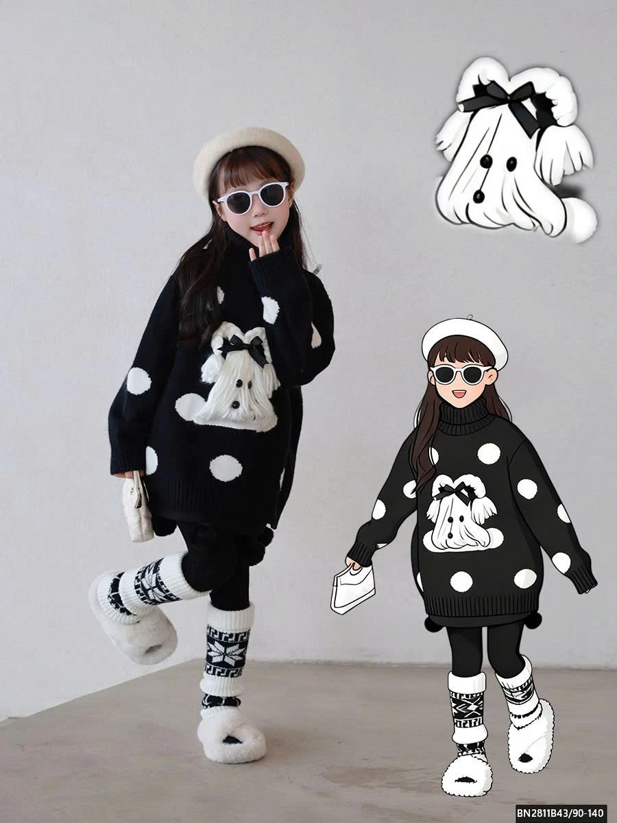 ÁO LEN CÚN MẸ VÀ BÉ