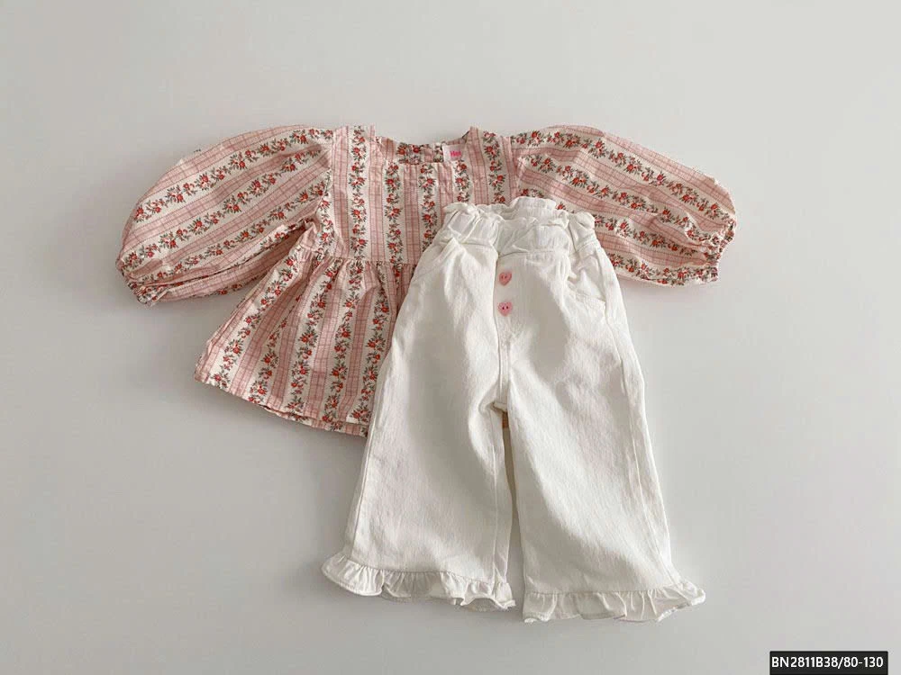 QUẦN ỐNG LOE BÉO GẤU BE GÁI