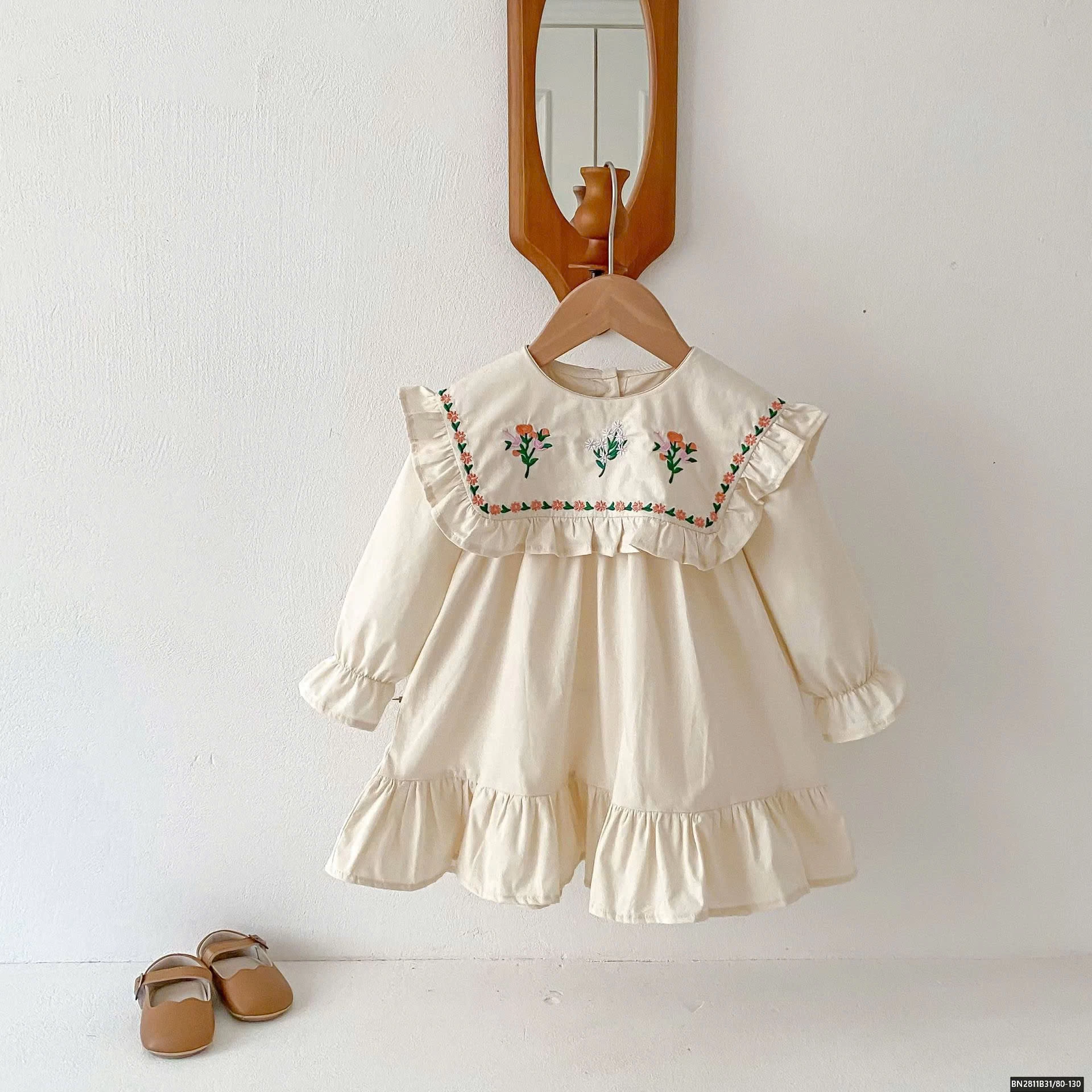 VÁY VINTAGE 3 BÔNG HOA