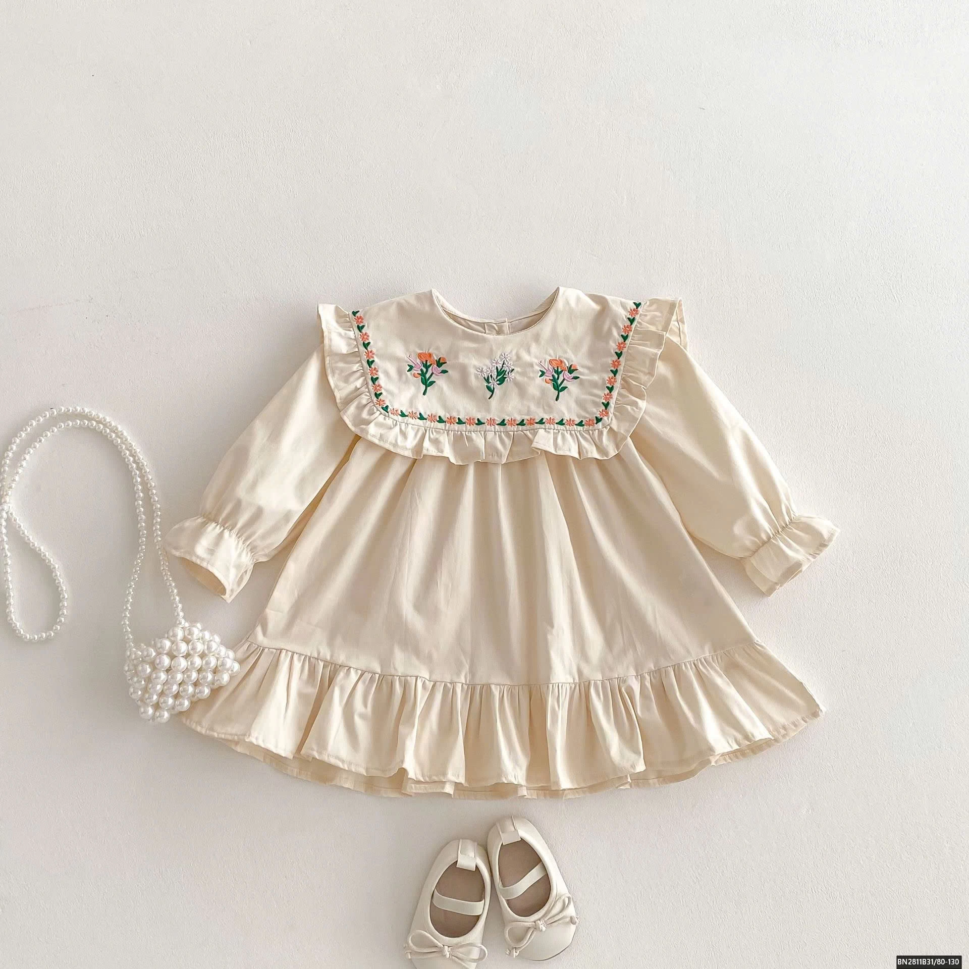 VÁY VINTAGE 3 BÔNG HOA