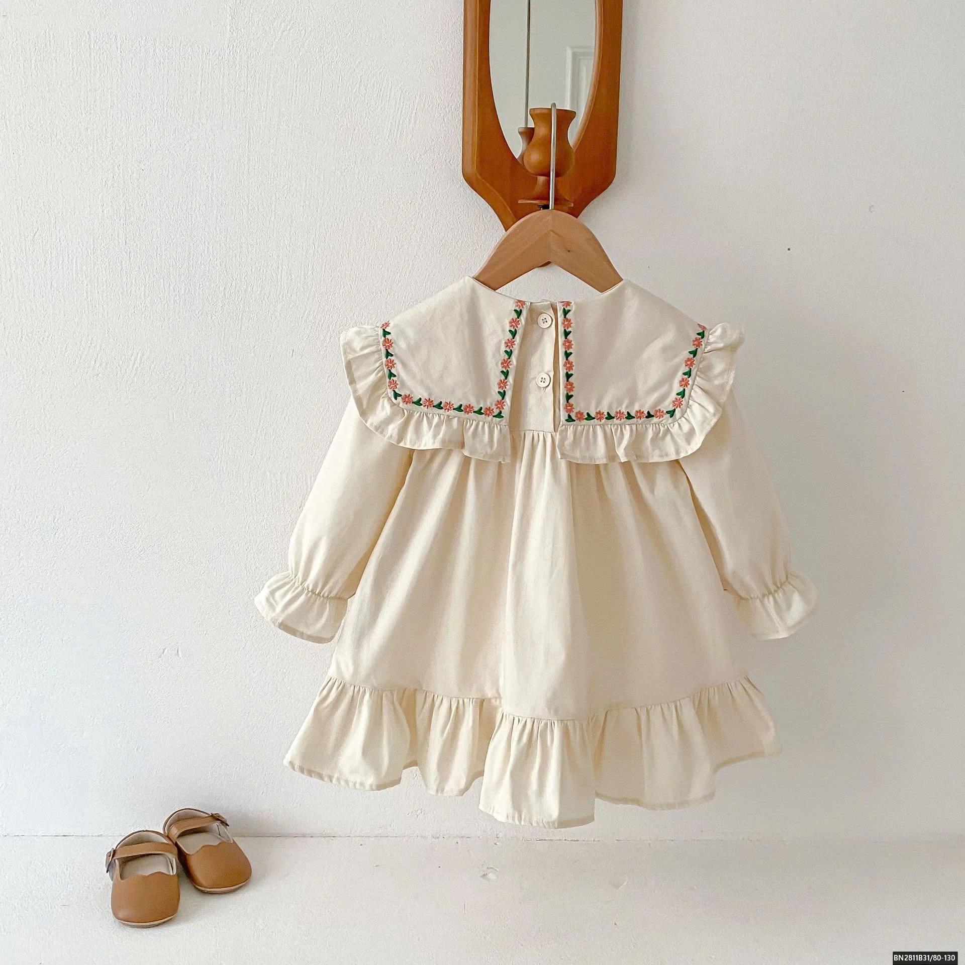 VÁY VINTAGE 3 BÔNG HOA