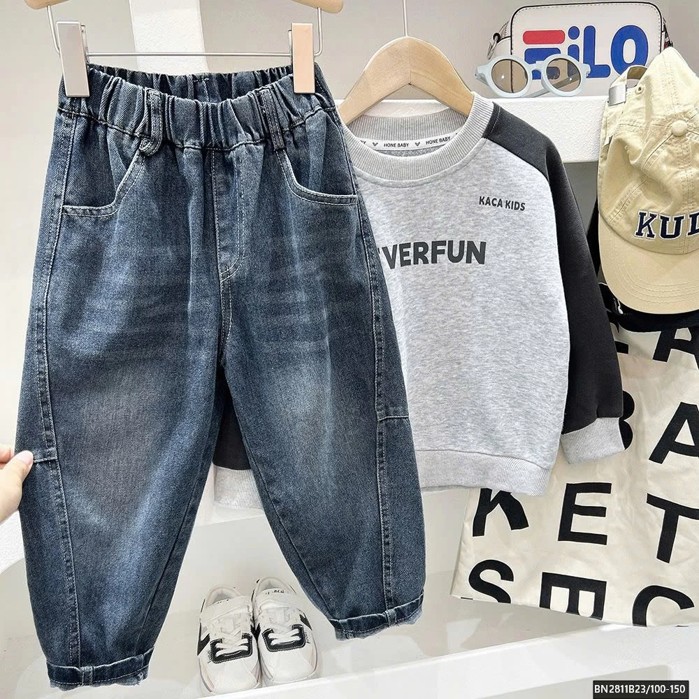 QUẦN JEAB BAGYY HỌC SINH TRƠN MÀU  KACADY