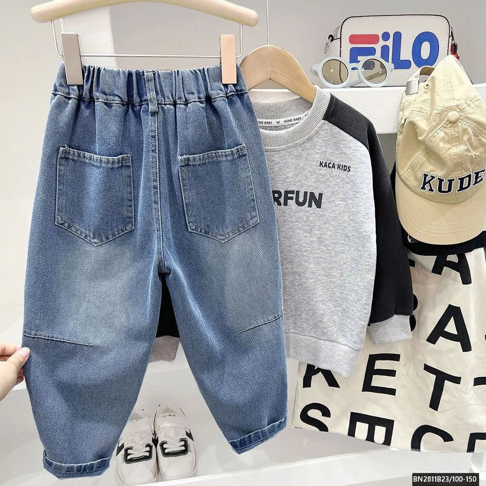 QUẦN JEAB BAGYY HỌC SINH TRƠN MÀU  KACADY