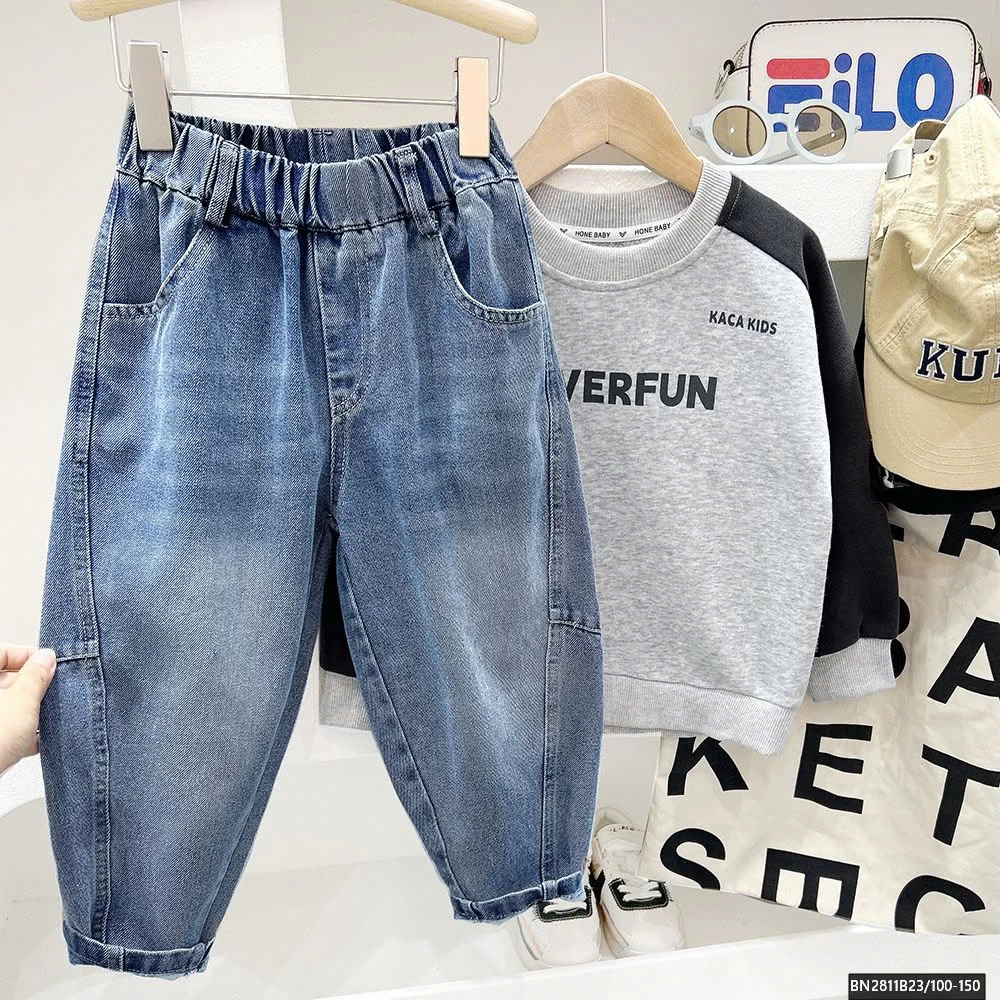 QUẦN JEAB BAGYY HỌC SINH TRƠN MÀU  KACADY