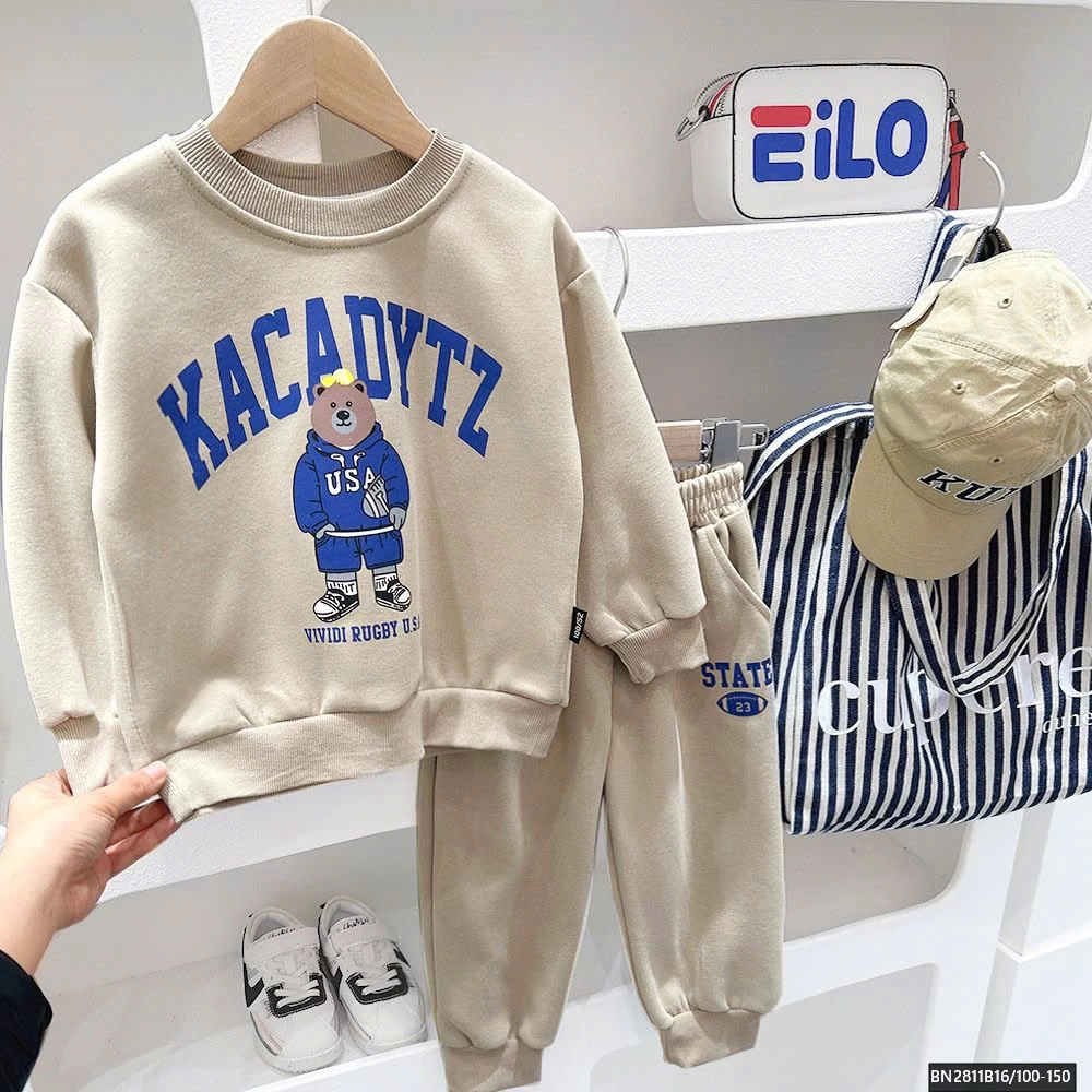 BỘ NỈ BÓNG BẦU DỤC  KACADY