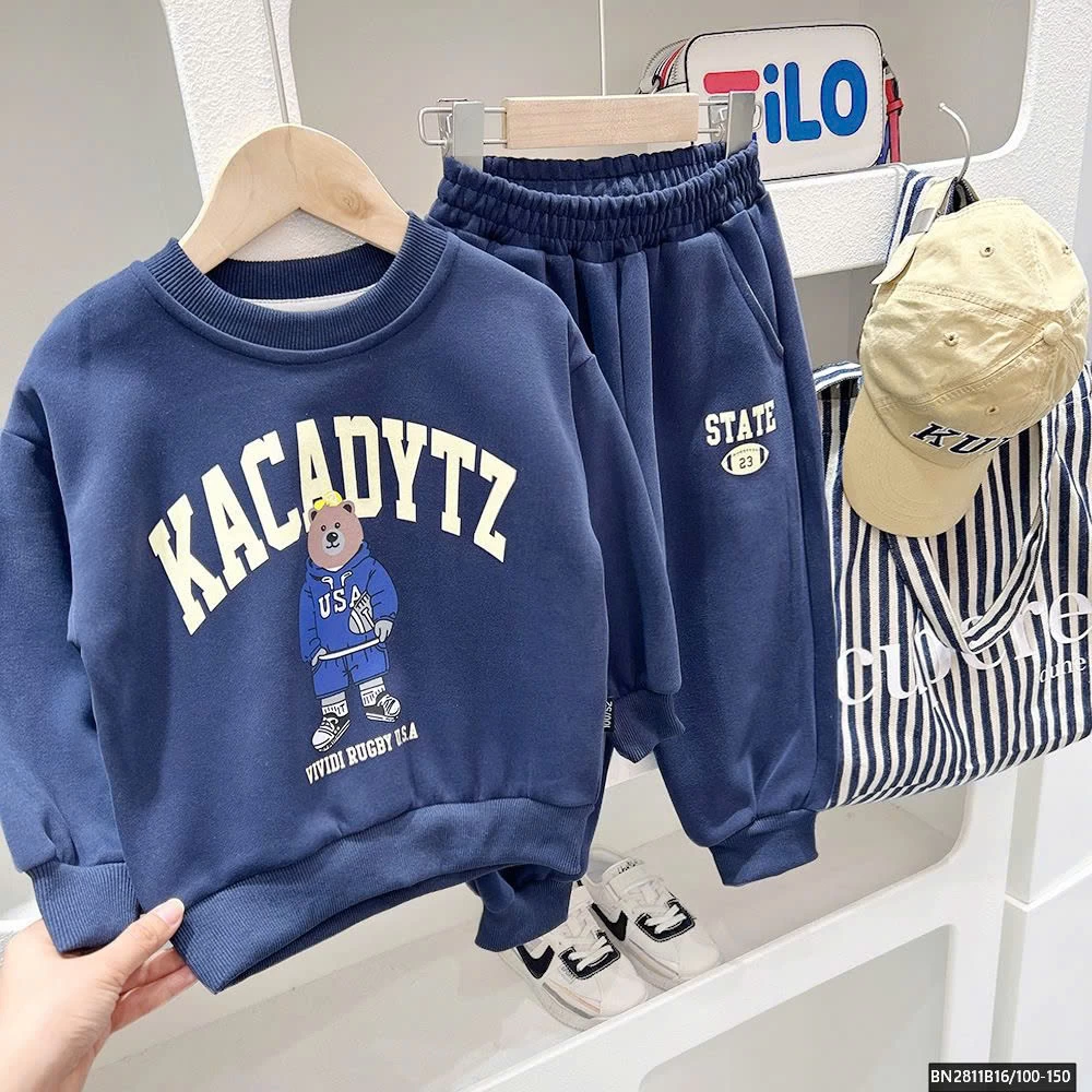 BỘ NỈ BÓNG BẦU DỤC  KACADY