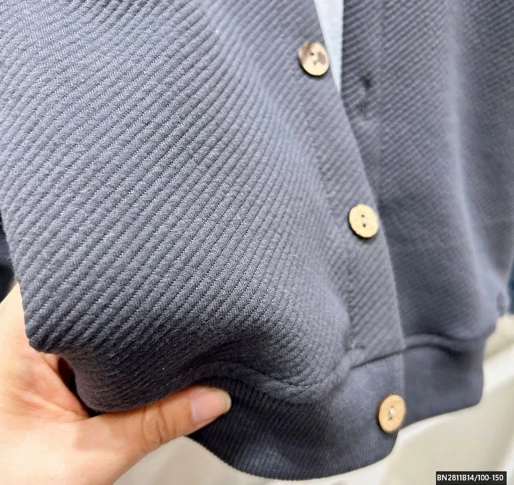 ÁO KHOÁC NỈ GIẢ LEN  KACADY