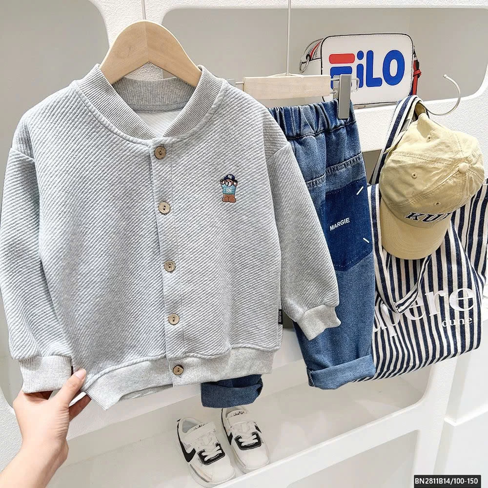 ÁO KHOÁC NỈ GIẢ LEN  KACADY