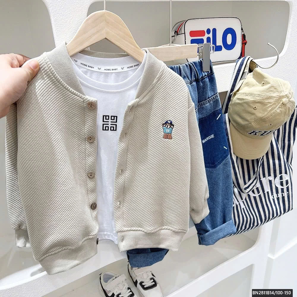 ÁO KHOÁC NỈ GIẢ LEN  KACADY