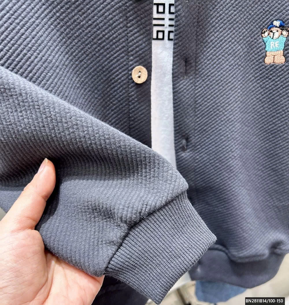 ÁO KHOÁC NỈ GIẢ LEN  KACADY