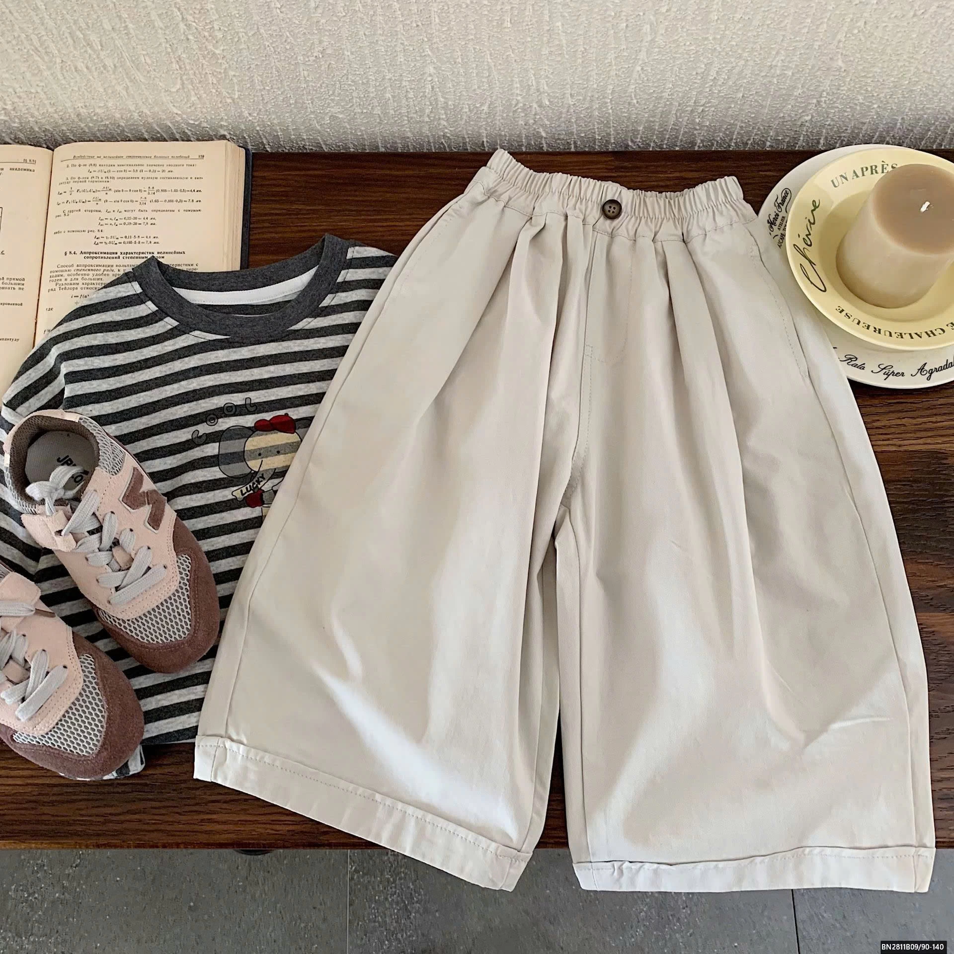 QUẦN LƯNG CHUN ỐNG RỘNG CHO BÉ