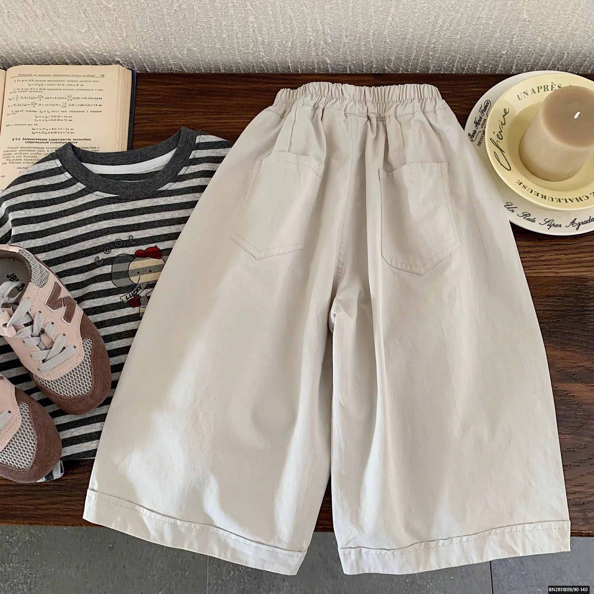 QUẦN LƯNG CHUN ỐNG RỘNG CHO BÉ