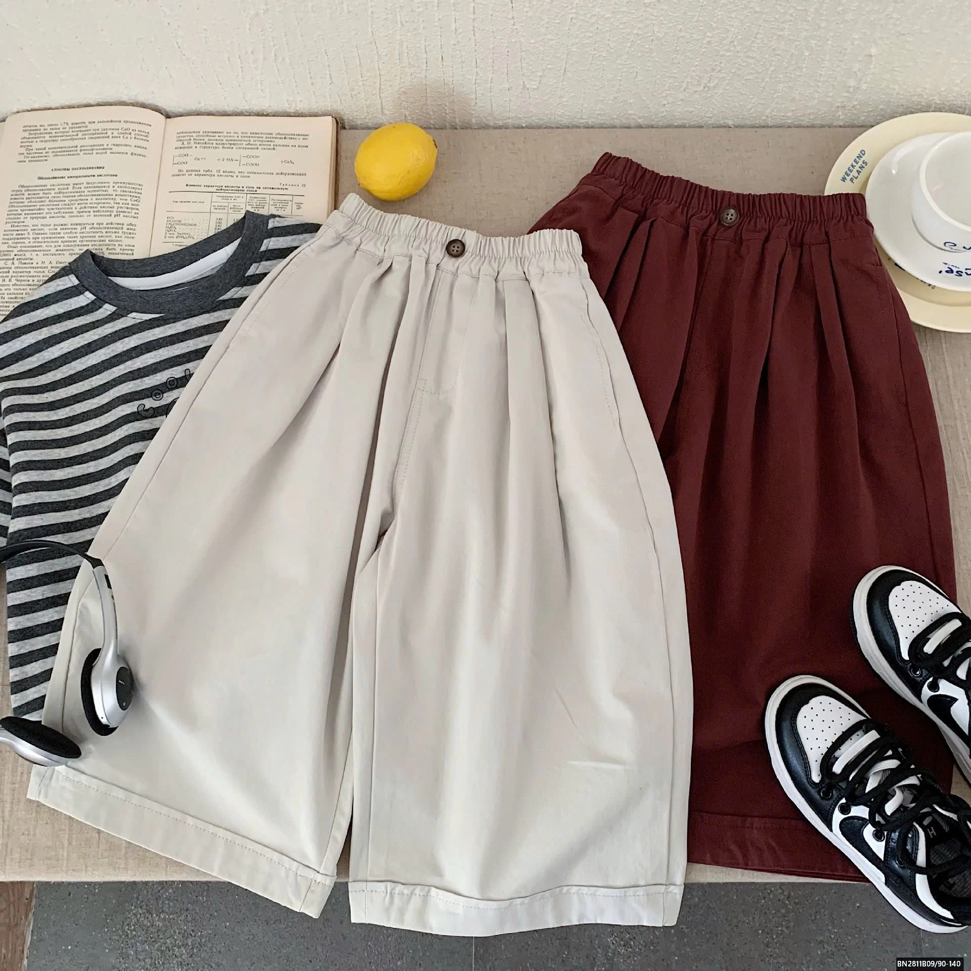 QUẦN LƯNG CHUN ỐNG RỘNG CHO BÉ