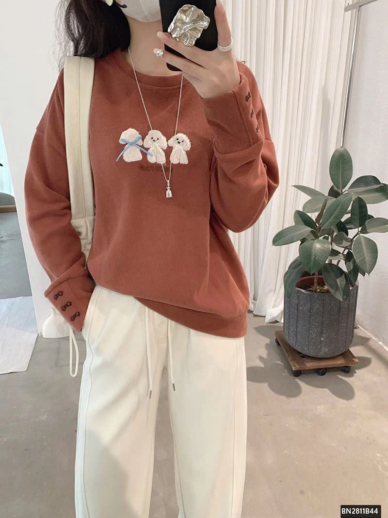 ÁO NỈ 3 CHÚ GẤU NỮ