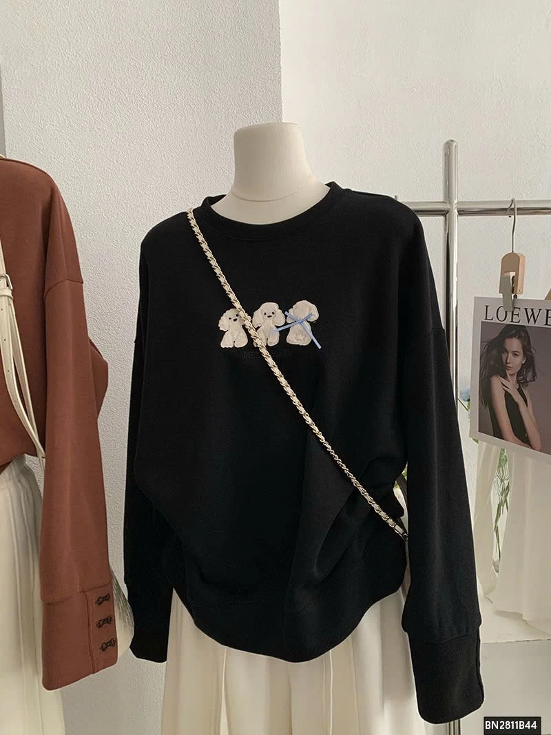 ÁO NỈ 3 CHÚ GẤU NỮ