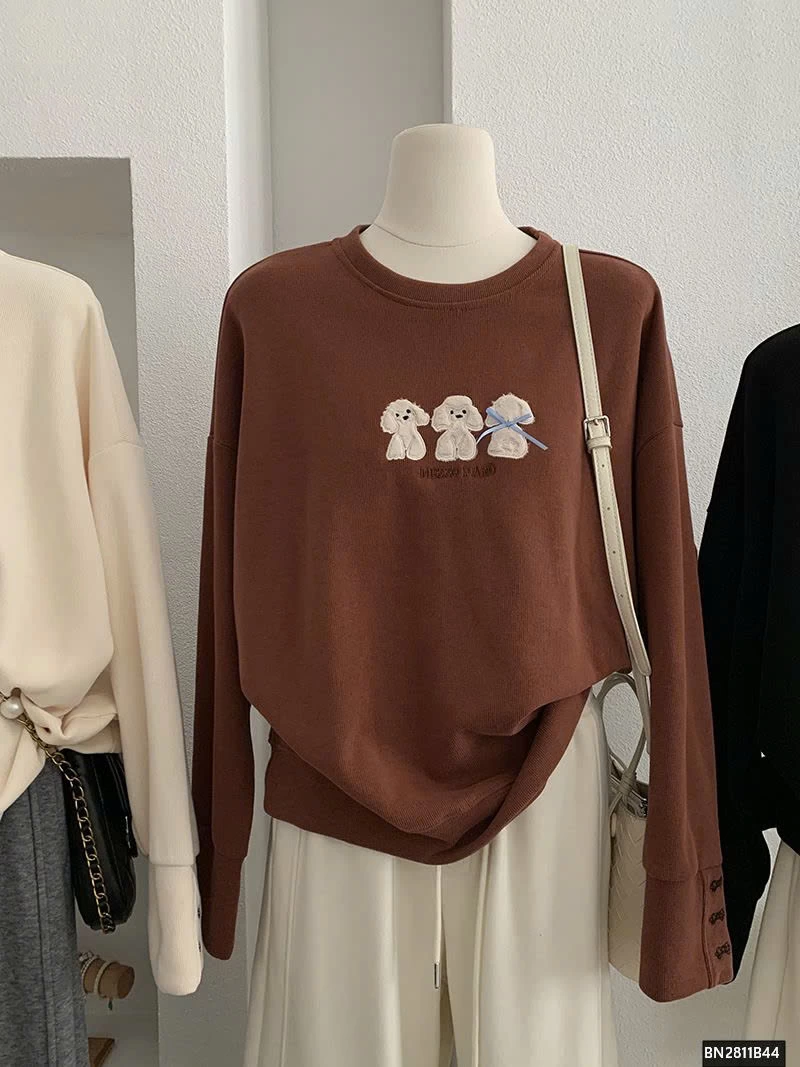 ÁO NỈ 3 CHÚ GẤU NỮ