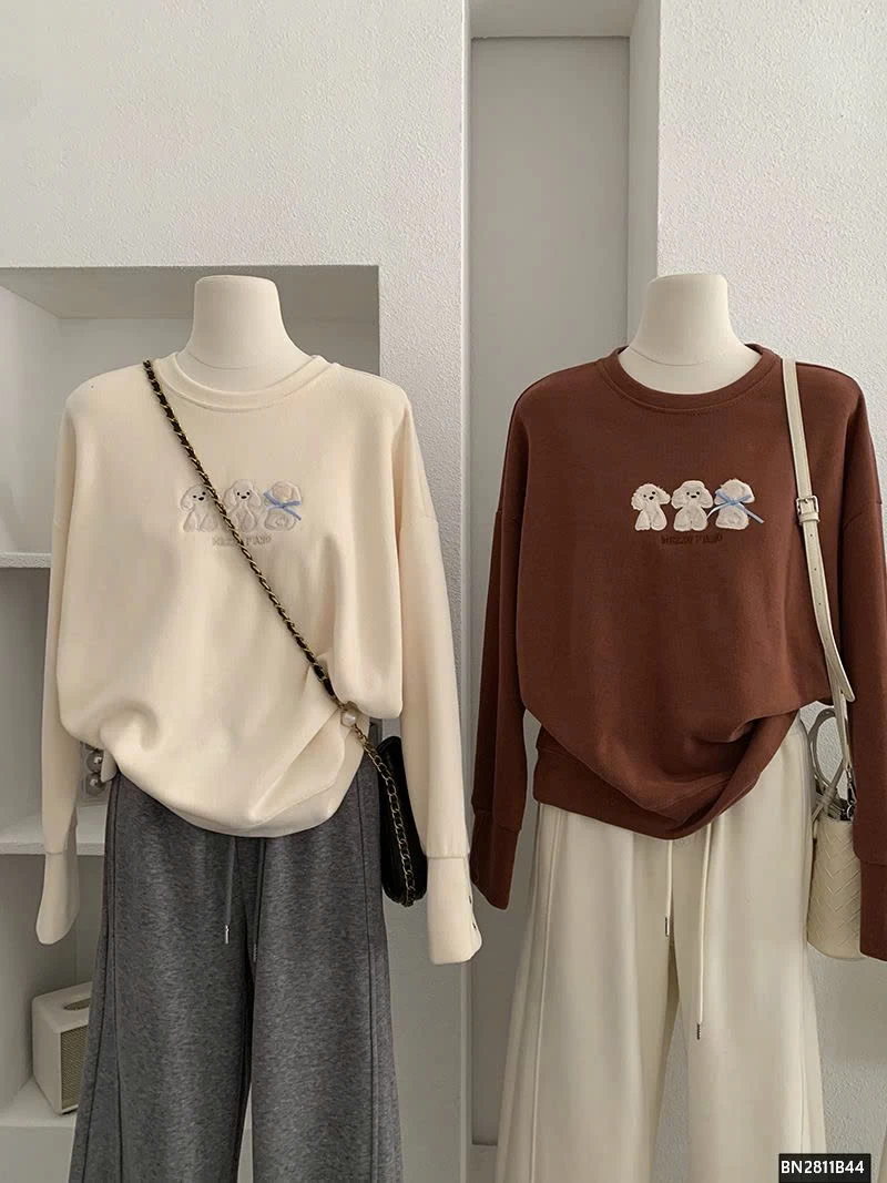 ÁO NỈ 3 CHÚ GẤU NỮ