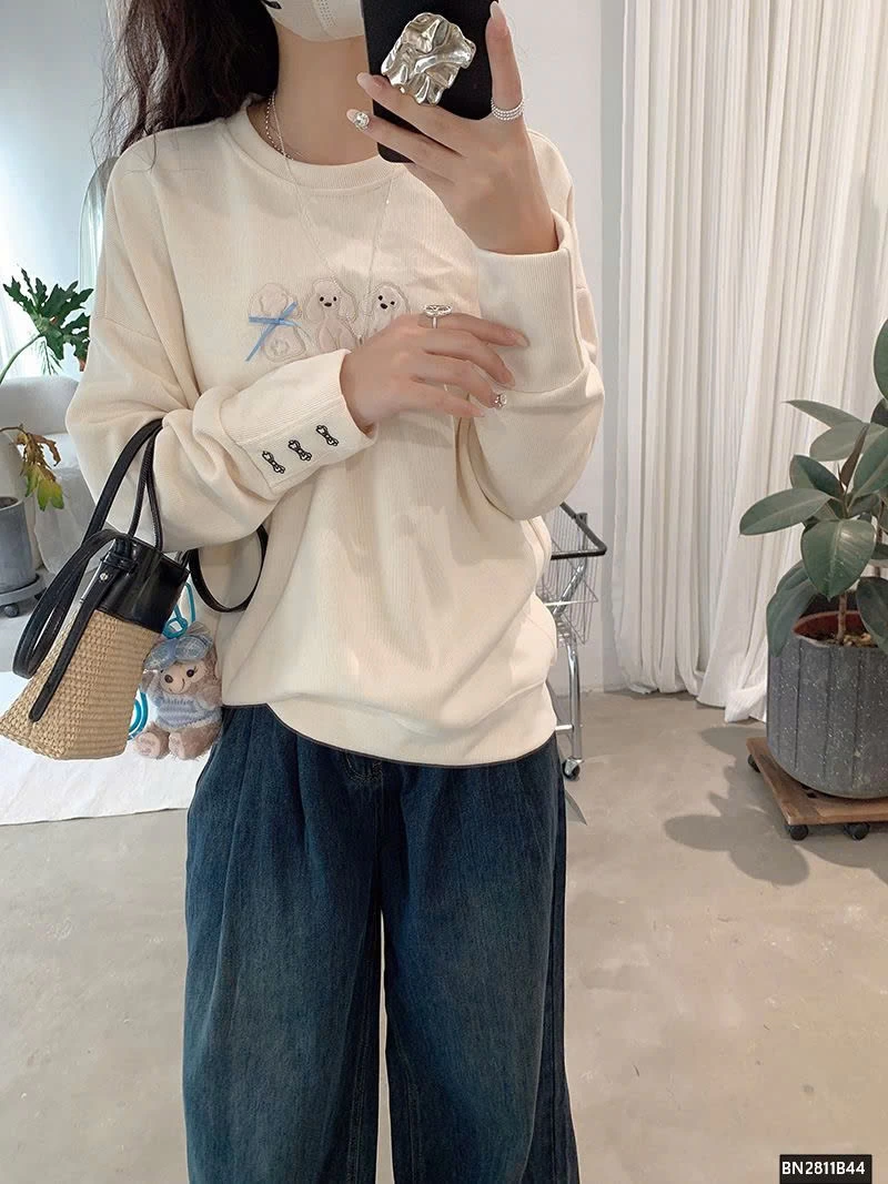 ÁO NỈ 3 CHÚ GẤU NỮ