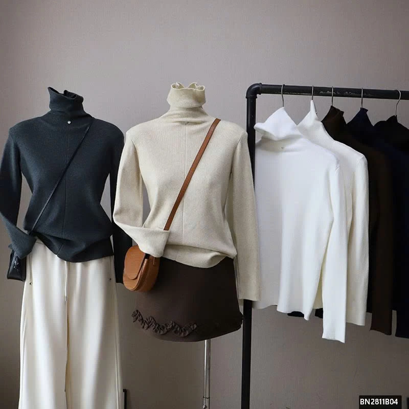 ÁO GIỮ NHIỆT CAO CỔ NỮ