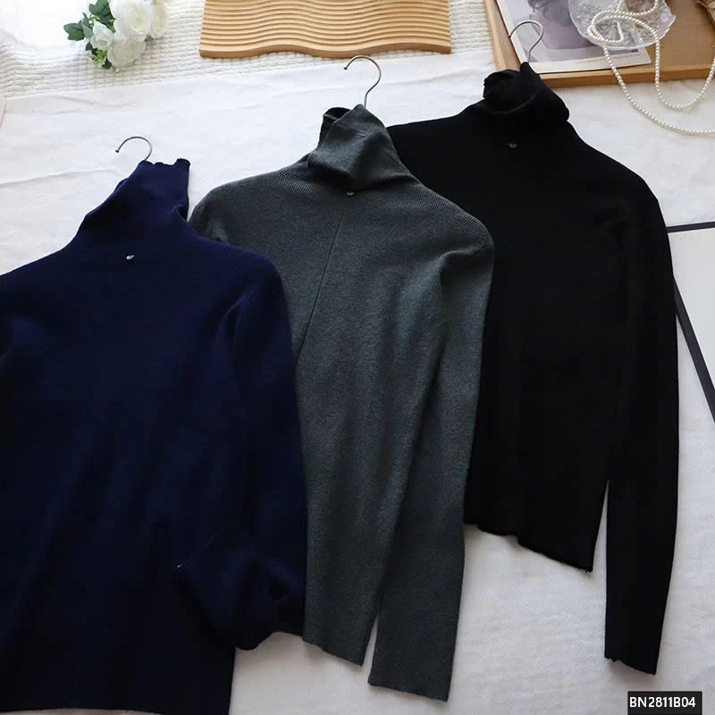 ÁO GIỮ NHIỆT CAO CỔ NỮ