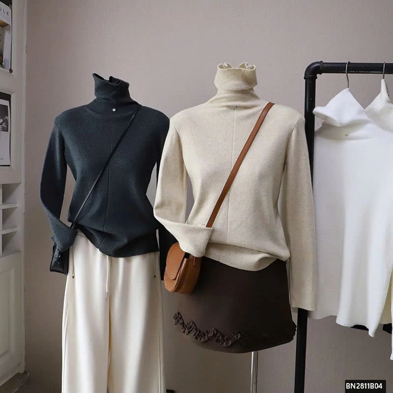 ÁO GIỮ NHIỆT CAO CỔ NỮ