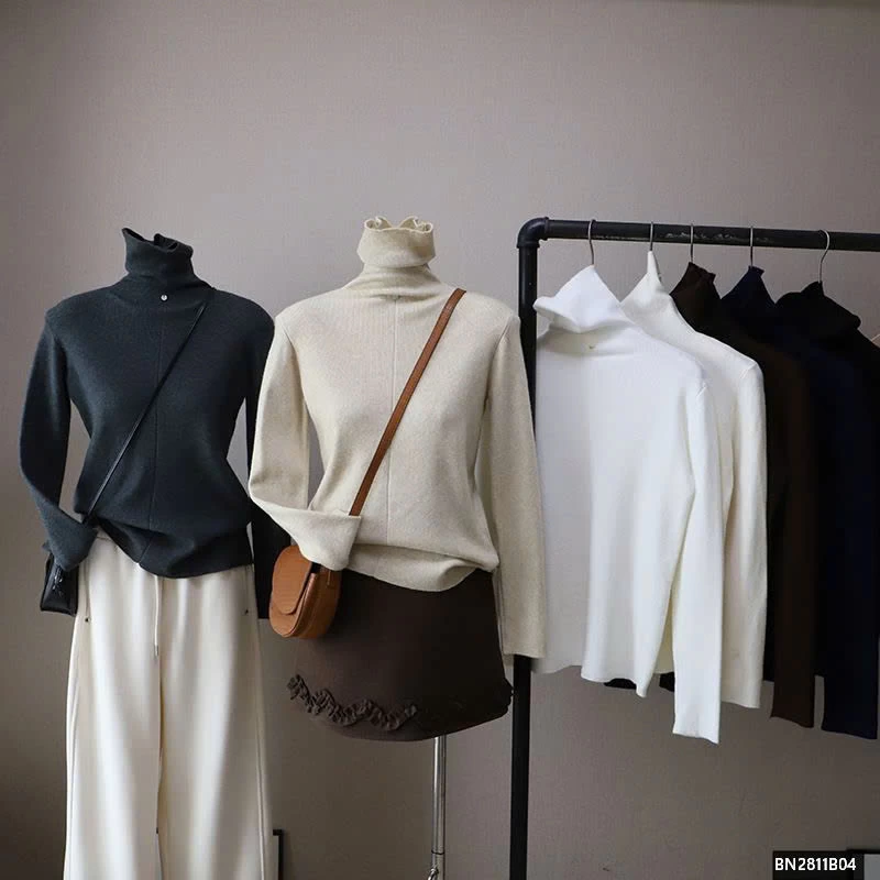 ÁO GIỮ NHIỆT CAO CỔ NỮ