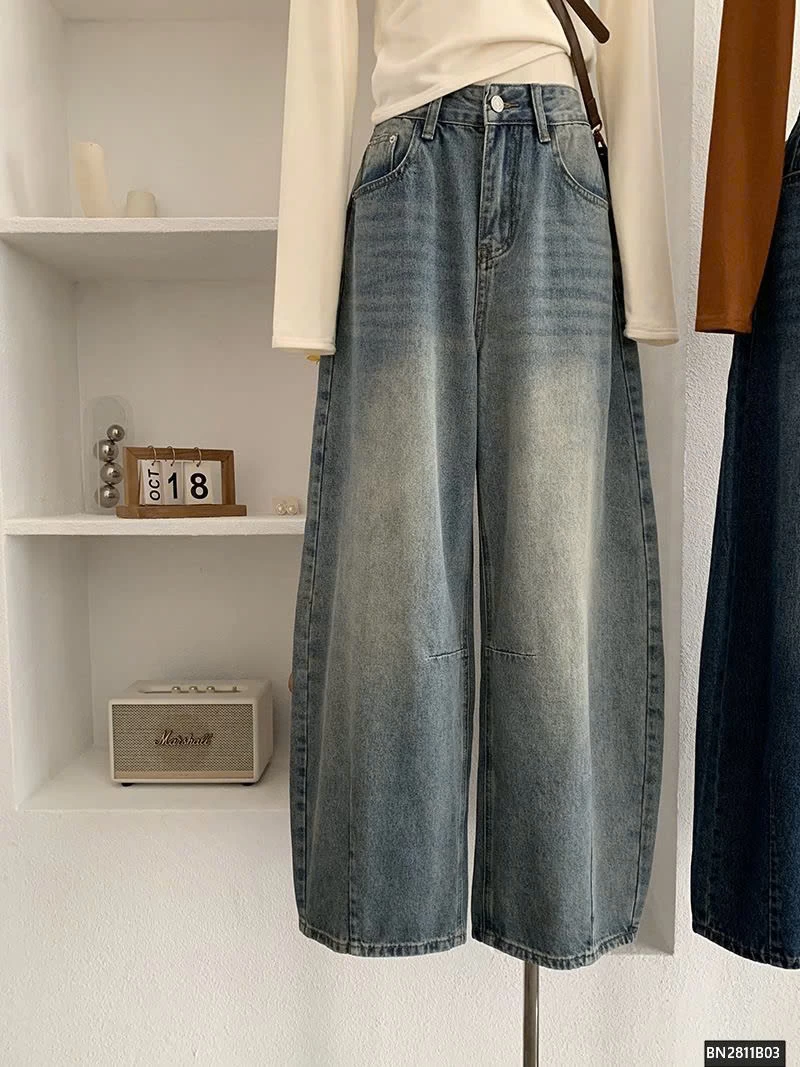 QUẦN JEAN QCCC ỐNG RỘNG