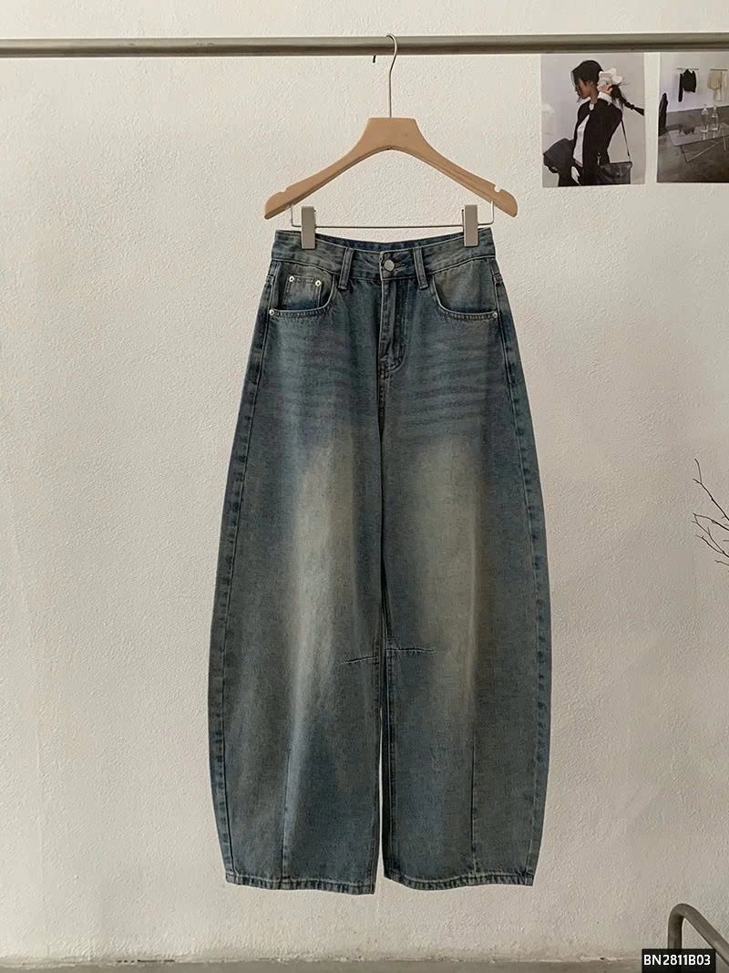 QUẦN JEAN QCCC ỐNG RỘNG