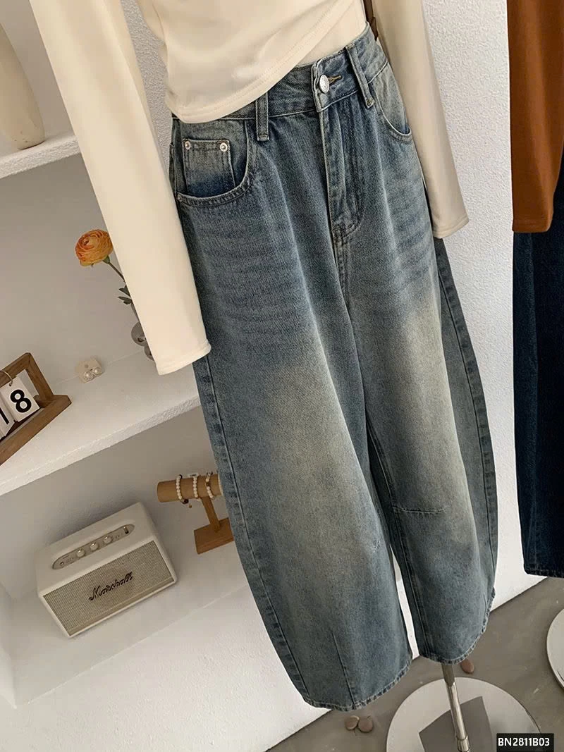 QUẦN JEAN QCCC ỐNG RỘNG