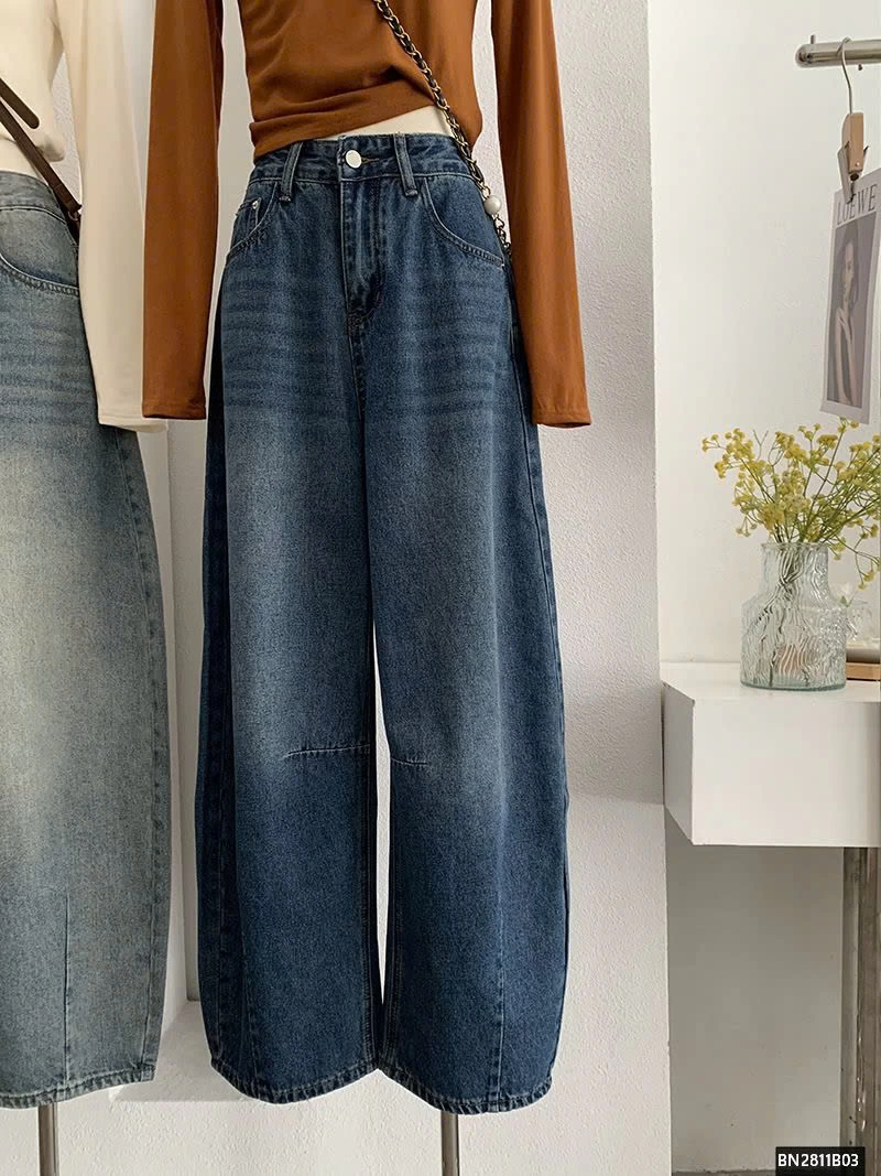 QUẦN JEAN QCCC ỐNG RỘNG