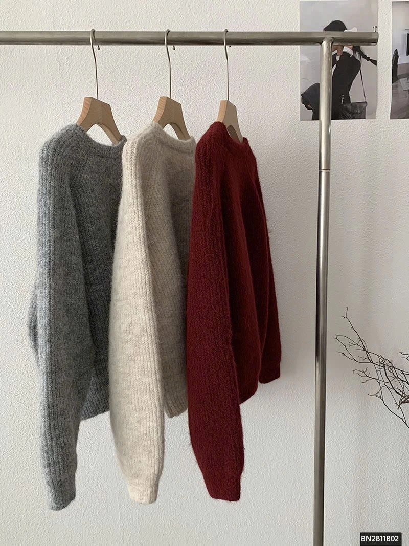 ÁO KHOÁC LEN LOGO CÚN CON KÉO KHÓA