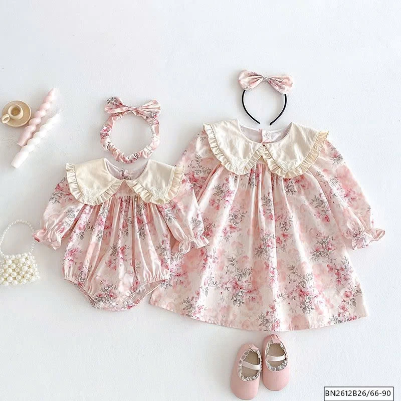 BODY, VÁY HOA NHÍ HỒNG