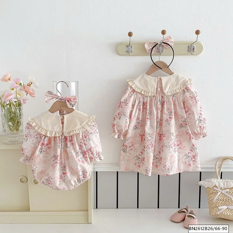 BODY, VÁY HOA NHÍ HỒNG