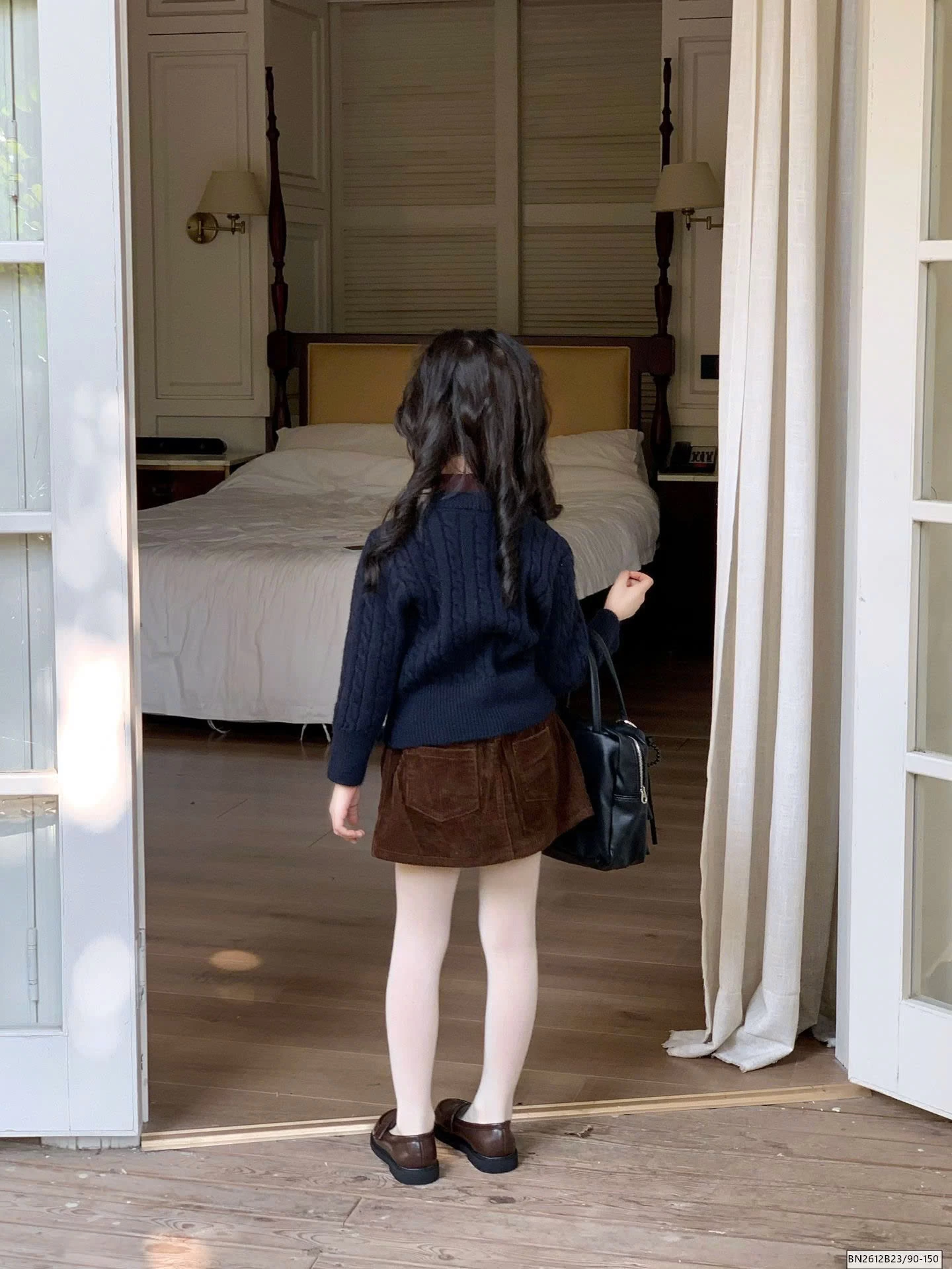 SÉT ÁO LEN XANH THAN DÀY MÙA ĐÔNG MIX CV NHUNG NÂU