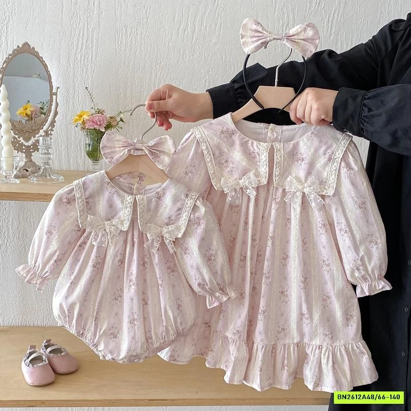 COUPLE BODY VÁY HOA NHÍ THÔ MỀM