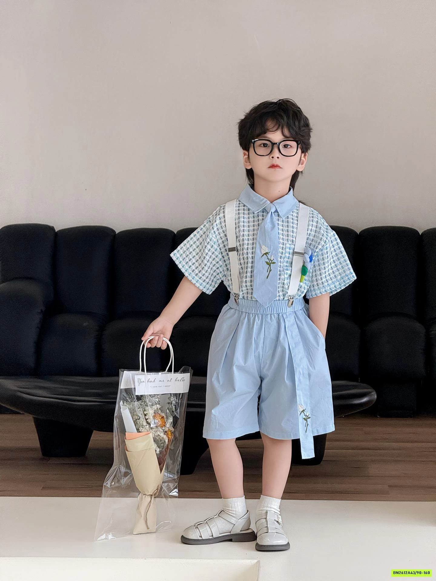 SÉT SƠ MI CARO XANH