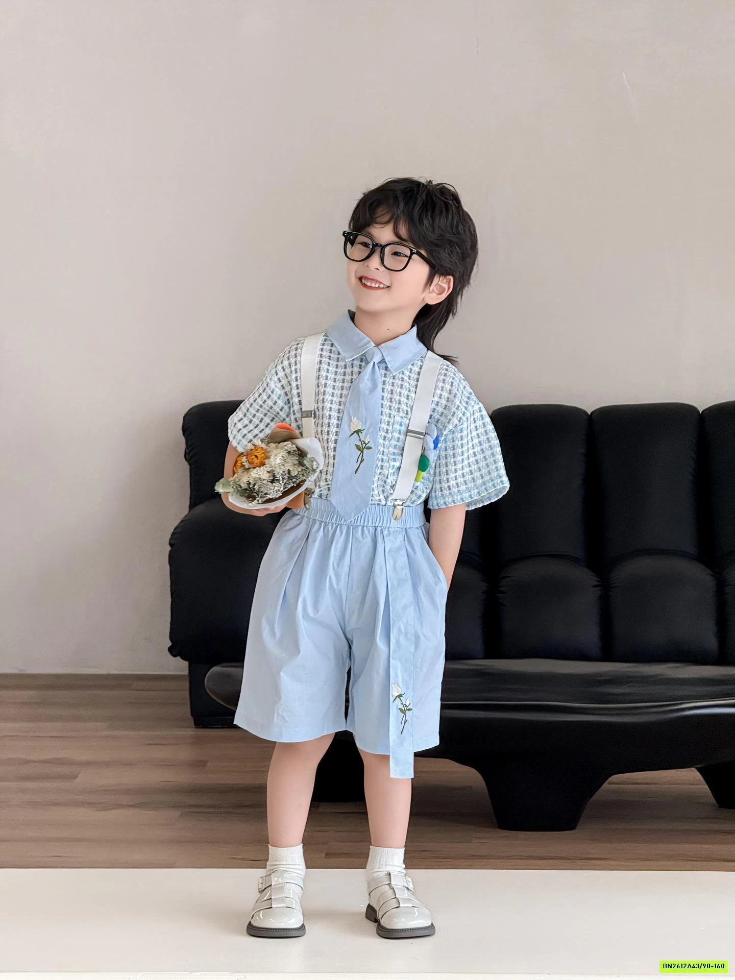 SÉT SƠ MI CARO XANH