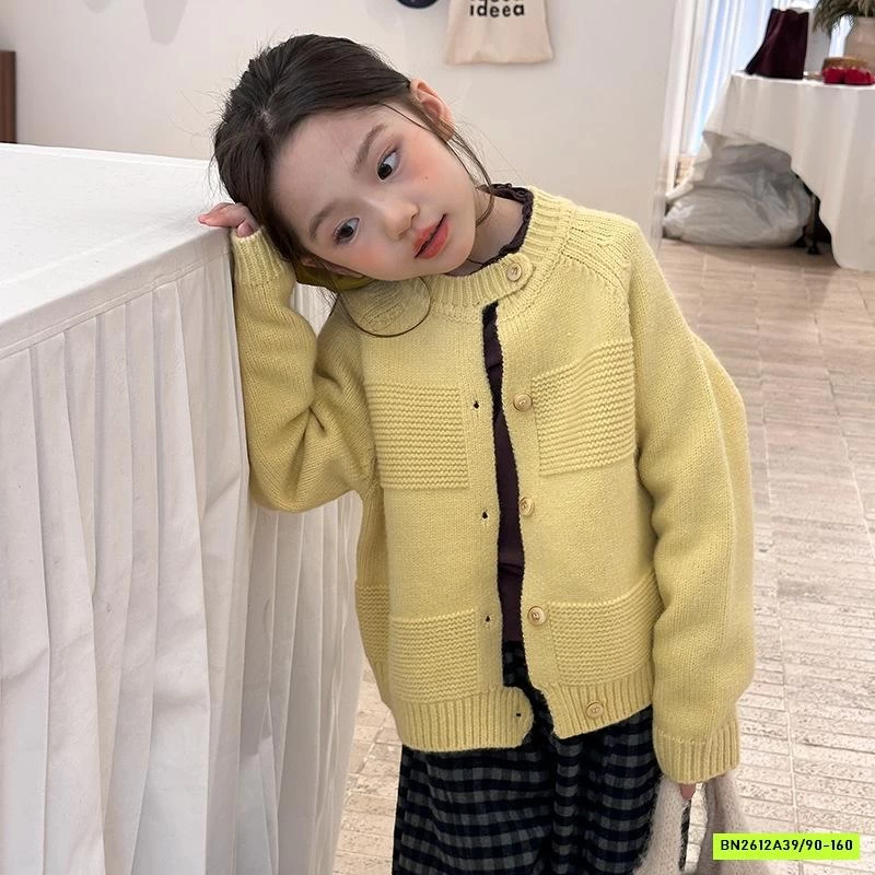 KHOÁC LEN DỆT CỔ TRỤ 25H164 AMBB