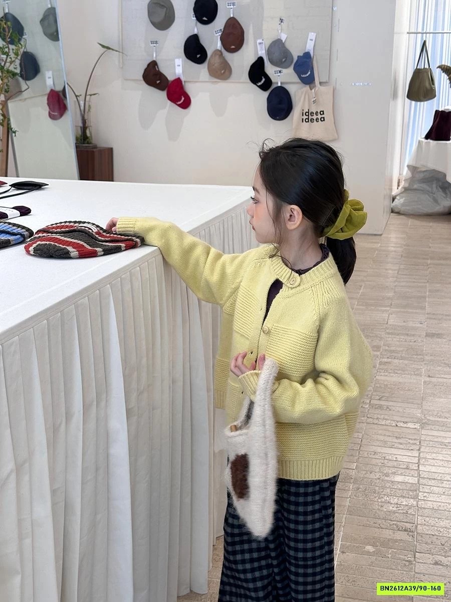 KHOÁC LEN DỆT CỔ TRỤ 25H164 AMBB