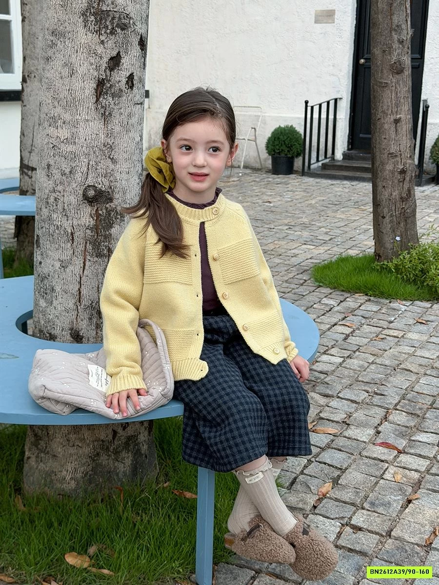 KHOÁC LEN DỆT CỔ TRỤ 25H164 AMBB