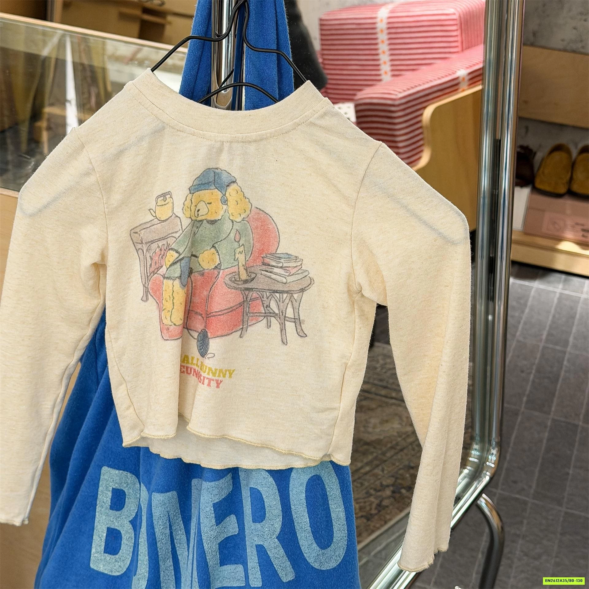 THUN GIẤY CROPTOP IN HÌNH ADBABY