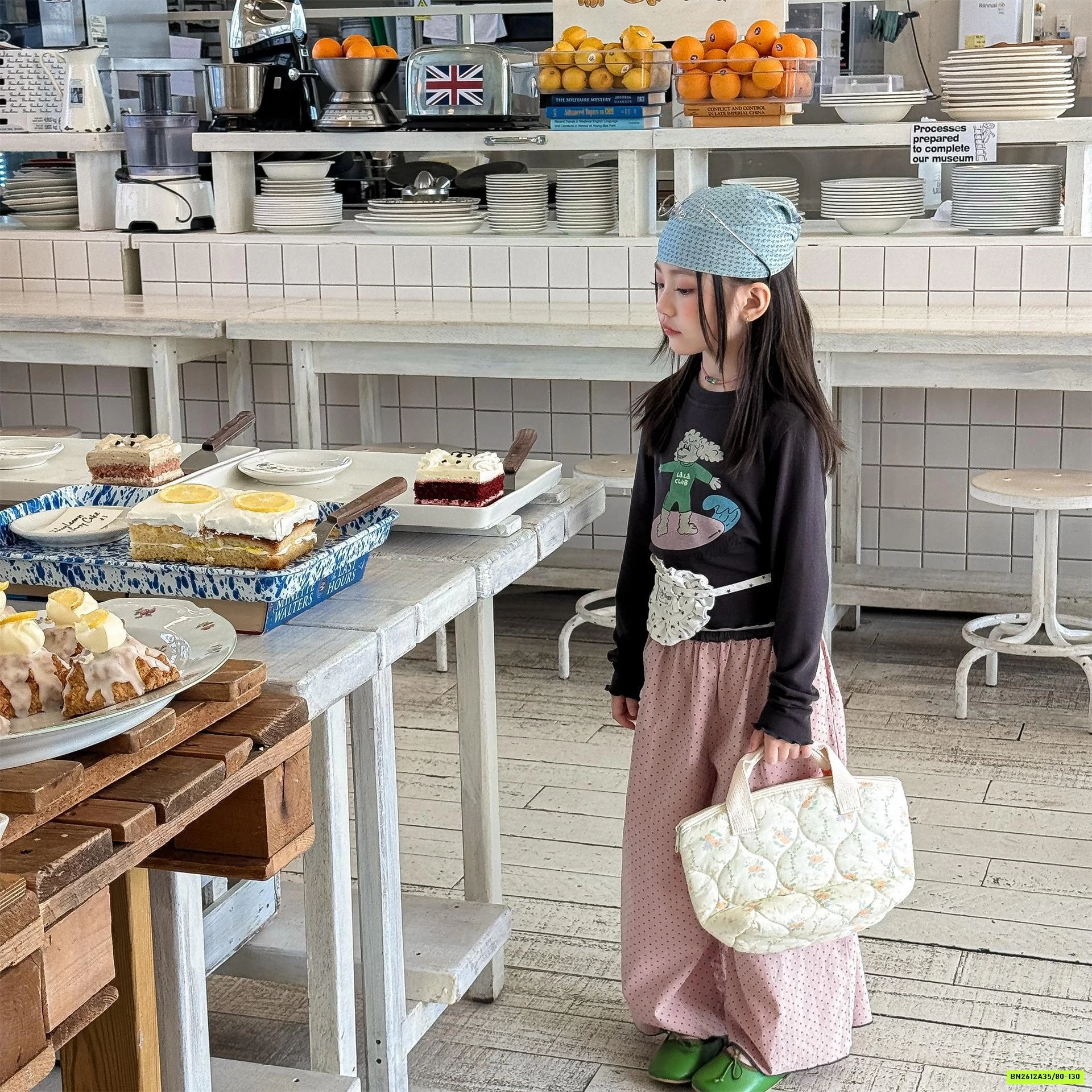 THUN GIẤY CROPTOP IN HÌNH ADBABY